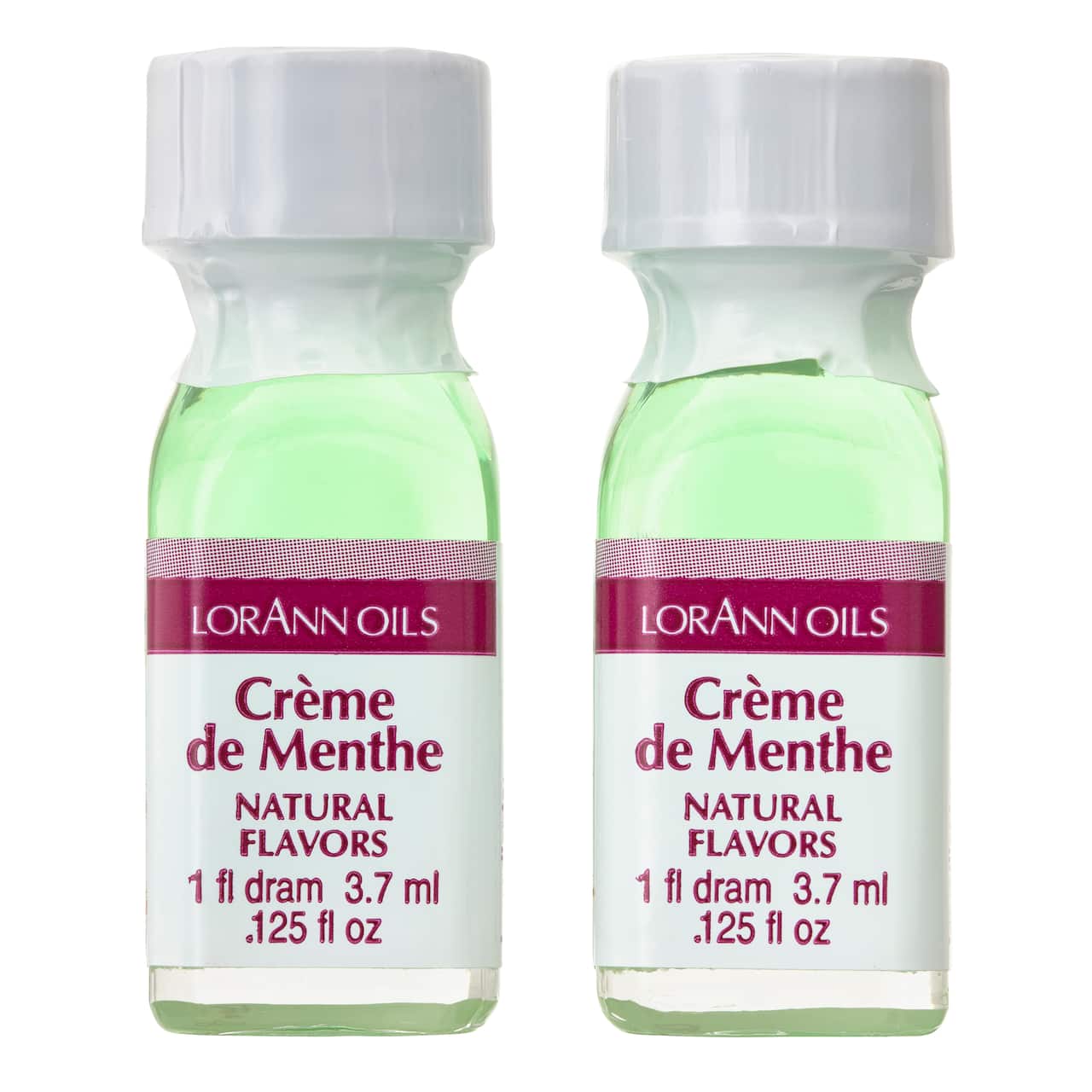 12 Packs: 2 ct. (24 total) LorAnn Crème de Menthe Flavoring, 1/8oz.